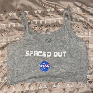 Cropped Spaced Out Tank (S)
